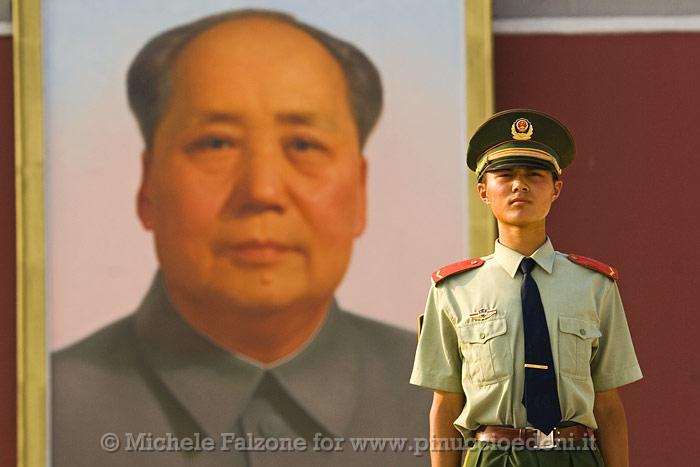 Guard and Mao, Beijing, China.jpg